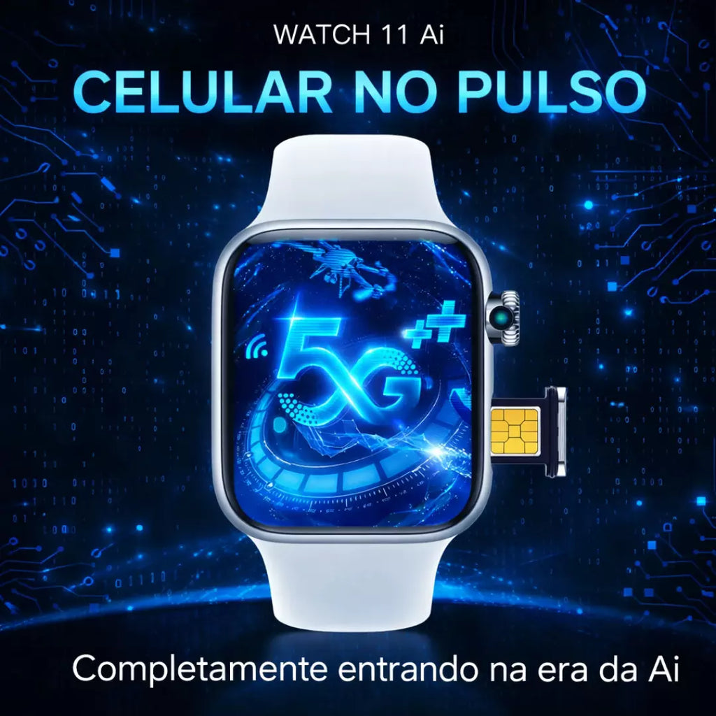 Smartwatch Microwear W11Ai Android 5G 2/16GB Amoled Chip Camera Wifi