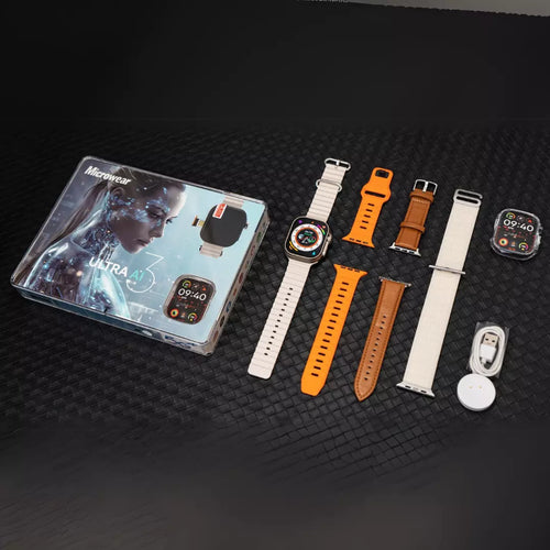 Smartwatch Microwear Ultra 3 Ai 5G 2/16GB Amoled Com Chip Android Camera Wifi