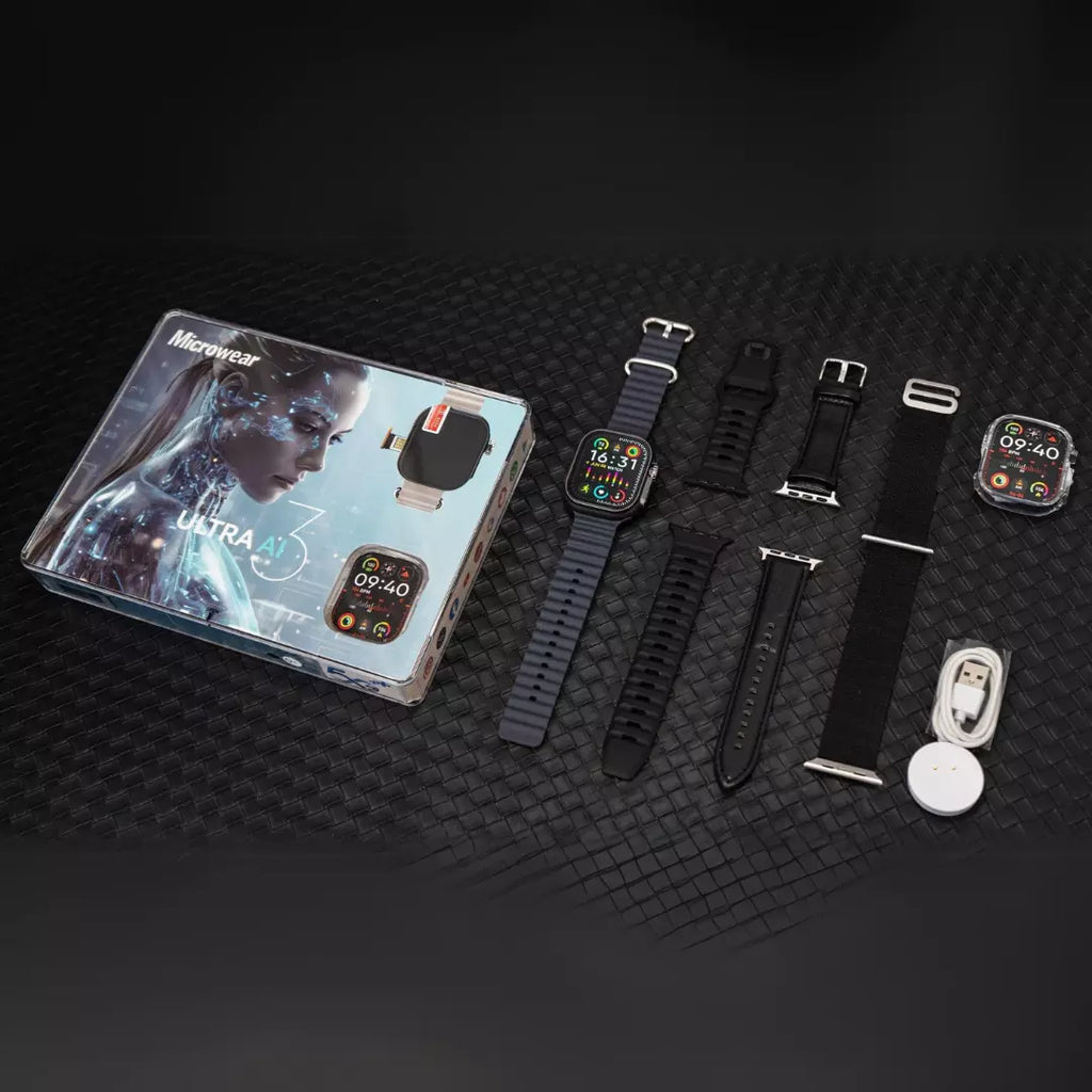 Smartwatch Microwear Ultra 3 Ai 5G 2/16GB Amoled Com Chip Android Camera Wifi