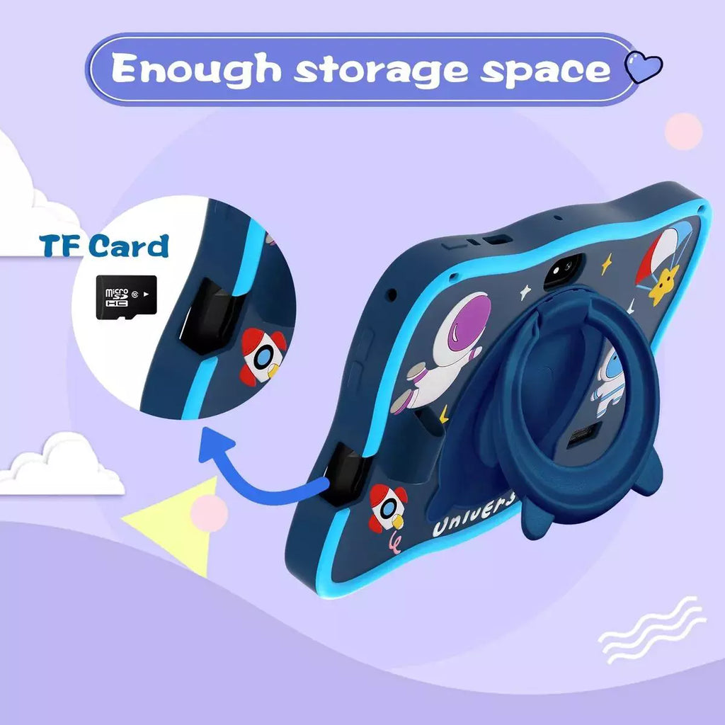 Tablet Infantil Kids Astronauta 6/128GB Com Caneta Touch e Acessorios