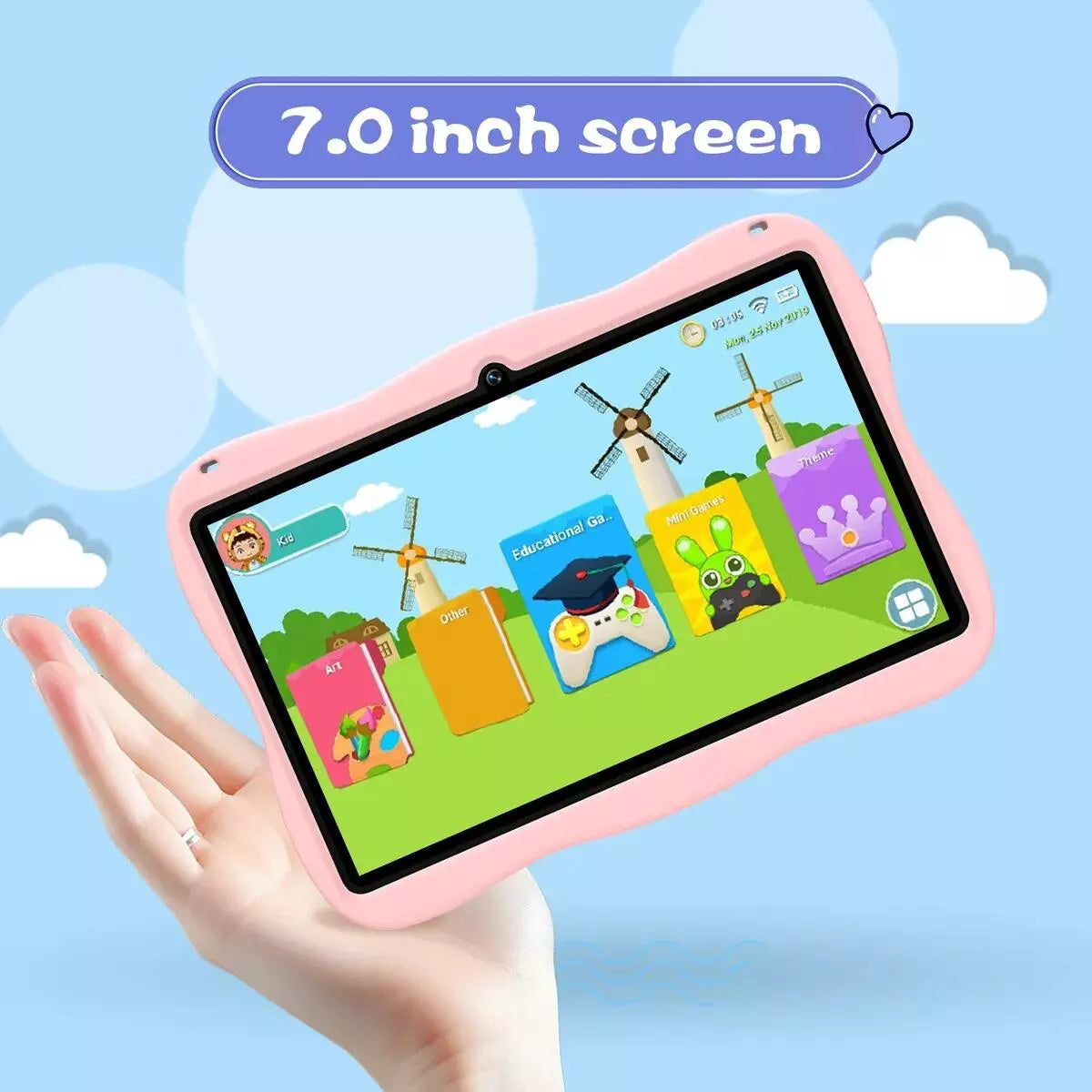 Tablet Infantil Kids Astronauta 4/64GB Com Caneta Touch e Acessorios