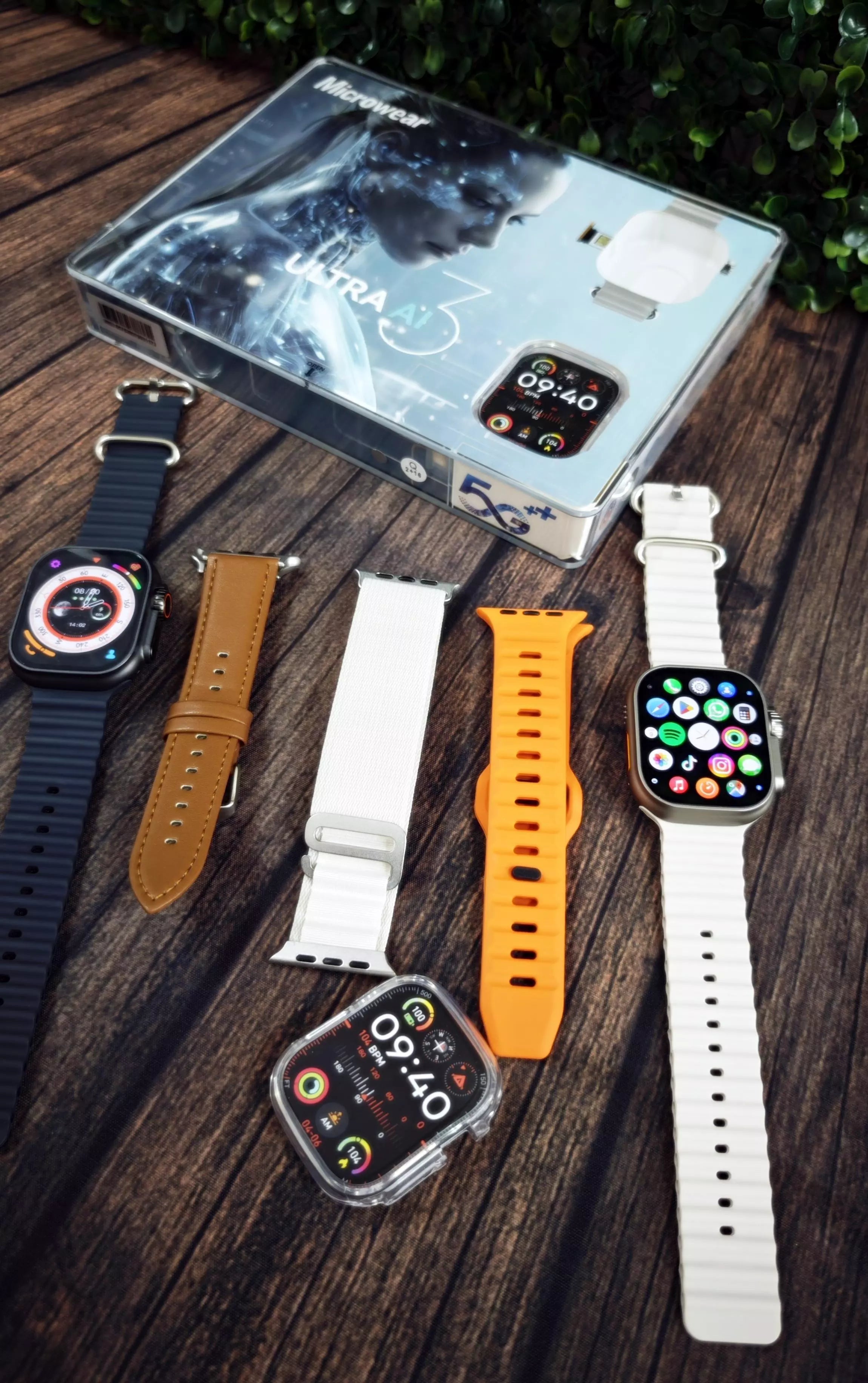 Smartwatch Microwear Ultra 3 Ai 5G 2/16GB Amoled Com Chip Android Camera Wifi