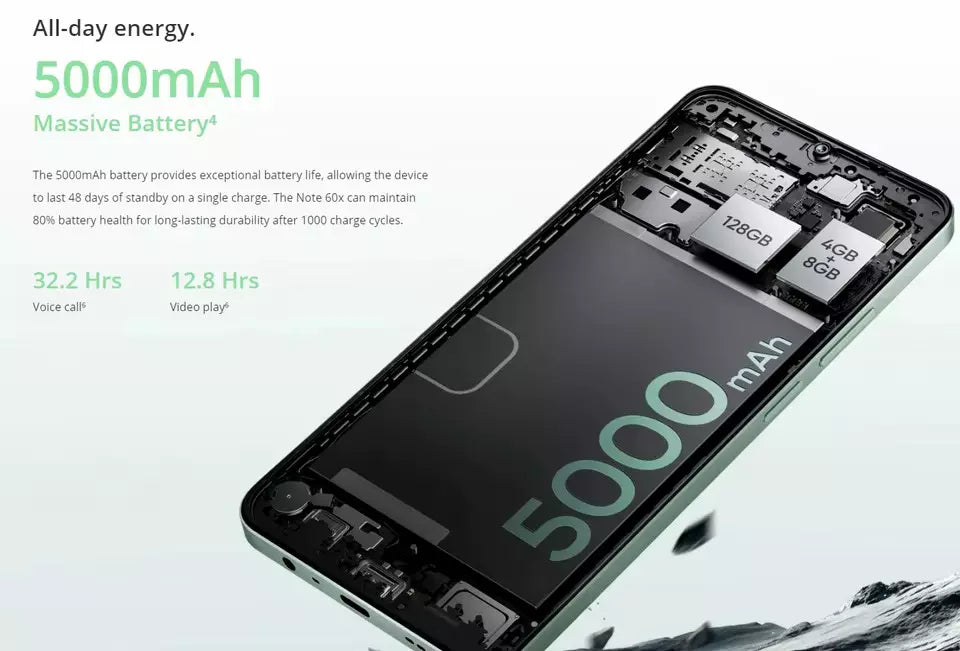 Smartphone Realme Note 60X 4/128GB