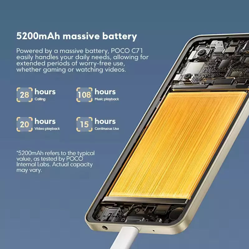 Smartphone Xiaomi Poco C71 4/128GB